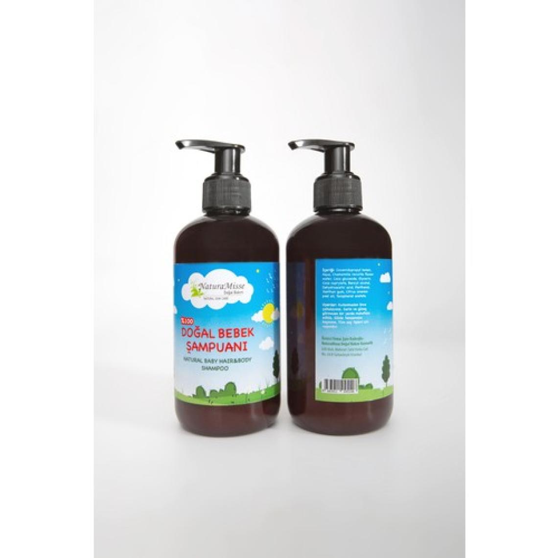 Naturamisse Doğal Bebek Şampuanı 500 ml Saç ve Vücut Şampuanı Parabensiz Sülfatsız Bebek Şampuanı
