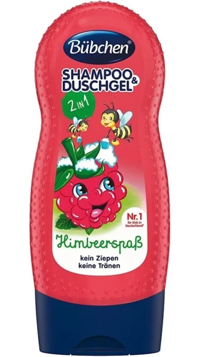Bübchen Frambuazlı Çocuk Şampuanı ve Duş Jeli 230 ml x 3 Adet