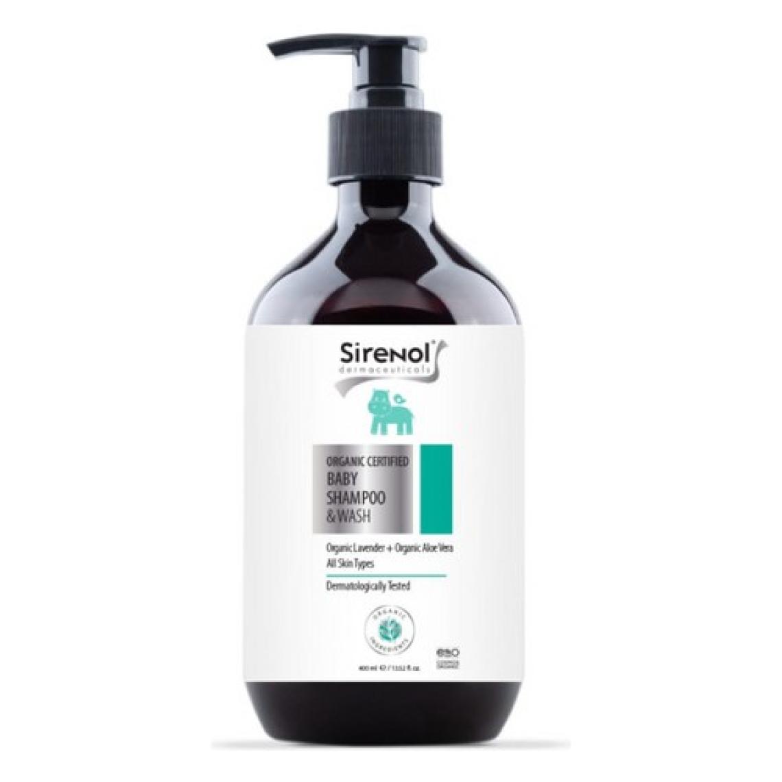 Sirenol Organik Bebek Saç Vücut Şampuanı 400 ml