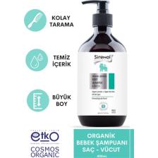 Sirenol Organik Bebek Saç Vücut Şampuanı 400 ml