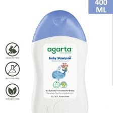 Agarta Erkek Bebek ve Çocuk Şampuanı 400 ml - Doğal Vitamin ve Minerallerle Zengin, Paraben, SLS ve SLES İçermeyen, Dermatolojik Olarak Test Edilmiştir