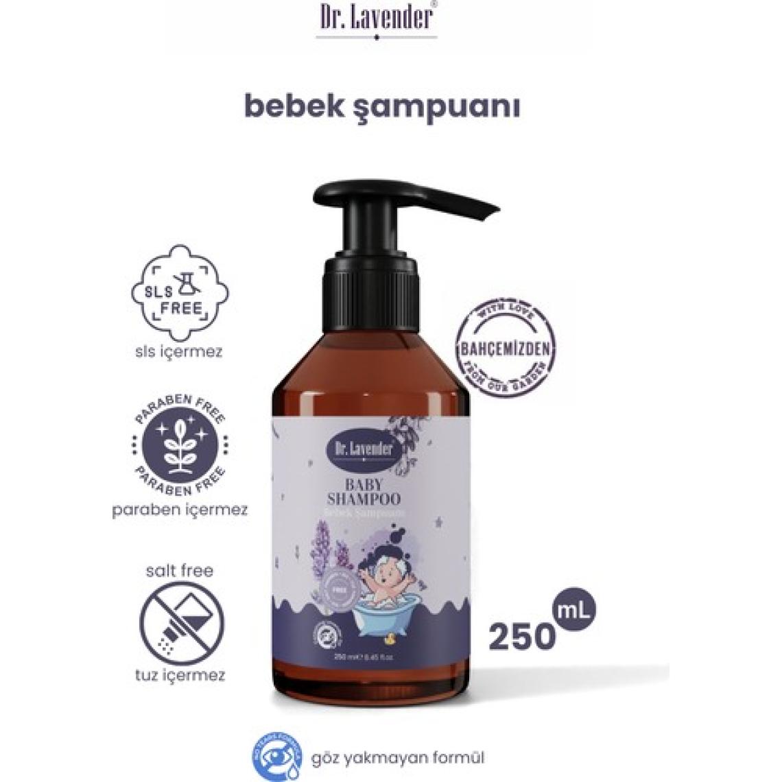 Dr. Lavender Doğal Bitkisel Lavanta Yağlı Bebek Şampuanı Göz Yakmaz Formül 250 ml