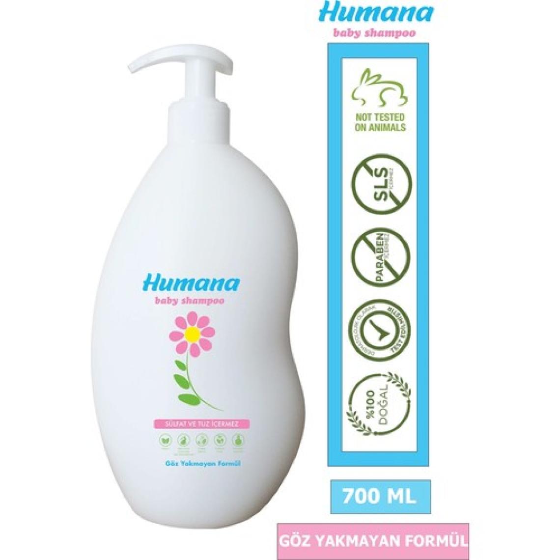 Humana Sülfatsız Parabensiz Doğal Bebek Şampuanı 700 ml