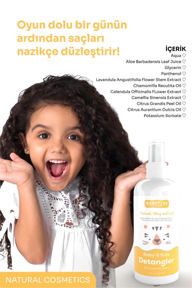 Babyton Bebek & Çocuk Kolay Saç Tarama Spreyi 200 ml