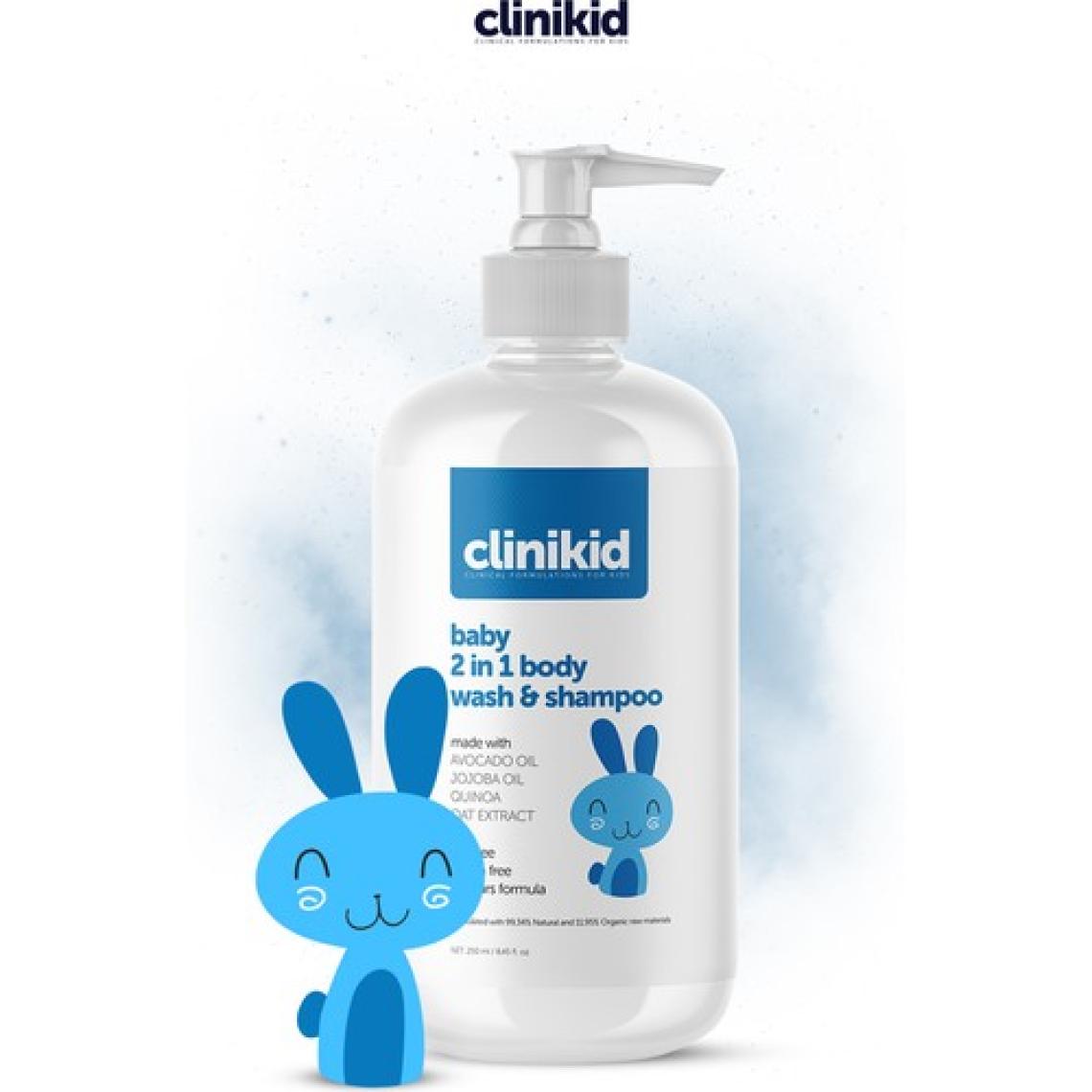 Clinikid 2'si 1 Arada Şampuan & Duş Jeli