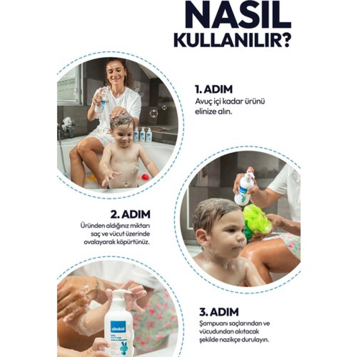 Clinikid 2'si 1 Arada Şampuan & Duş Jeli