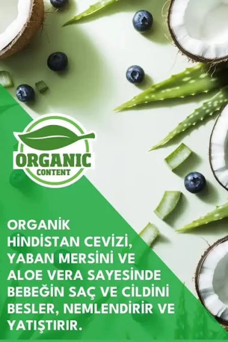 Minoris Baby Organik Saç ve Vücut Şampuanı 400ML