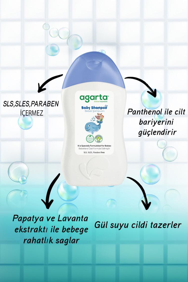 Doğal Bebek Erkek Çocuklarına Özel Bakım Şampuan 400 ml