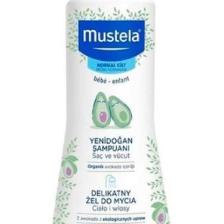 Mustela Bebek Şampuanı 500 ml - Organik Avokado ile Nazik Temizleme, %93 Doğal Bitkisel Öz, Dermatolojik Olarak Test Edilmiştir