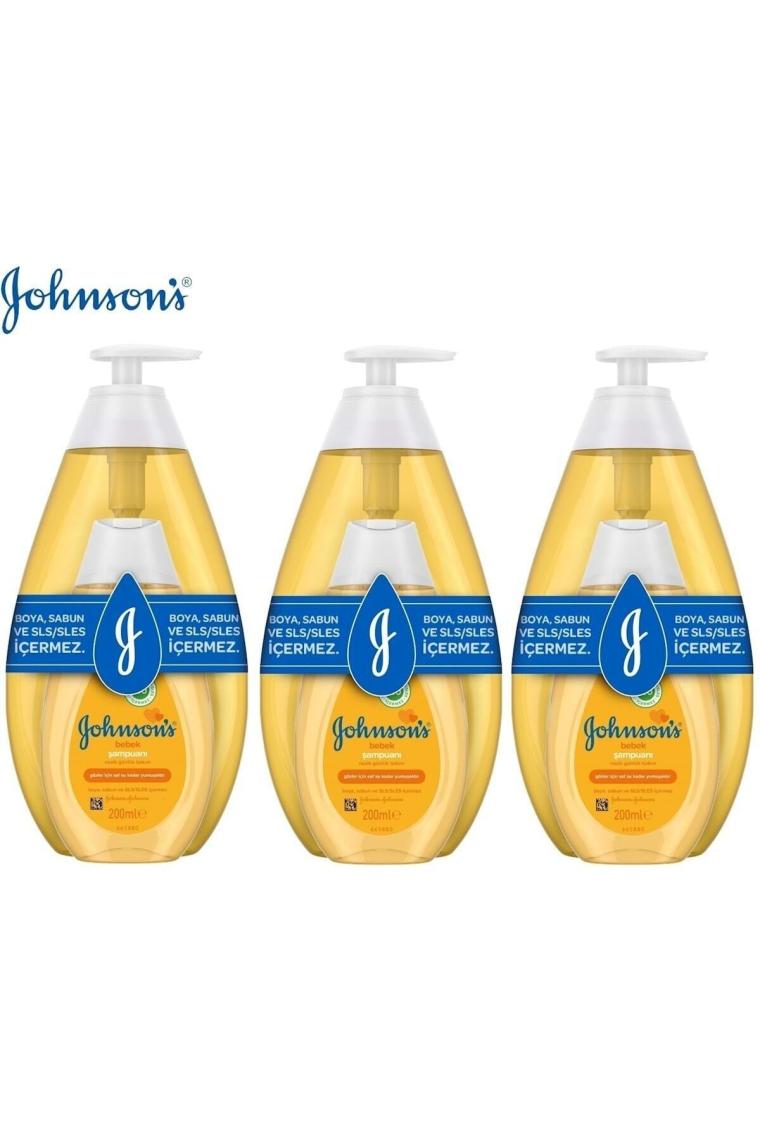 Johnsons Baby Bebek Şampuanı Klasik 750ml+200 Hediye (3 Lü Set)