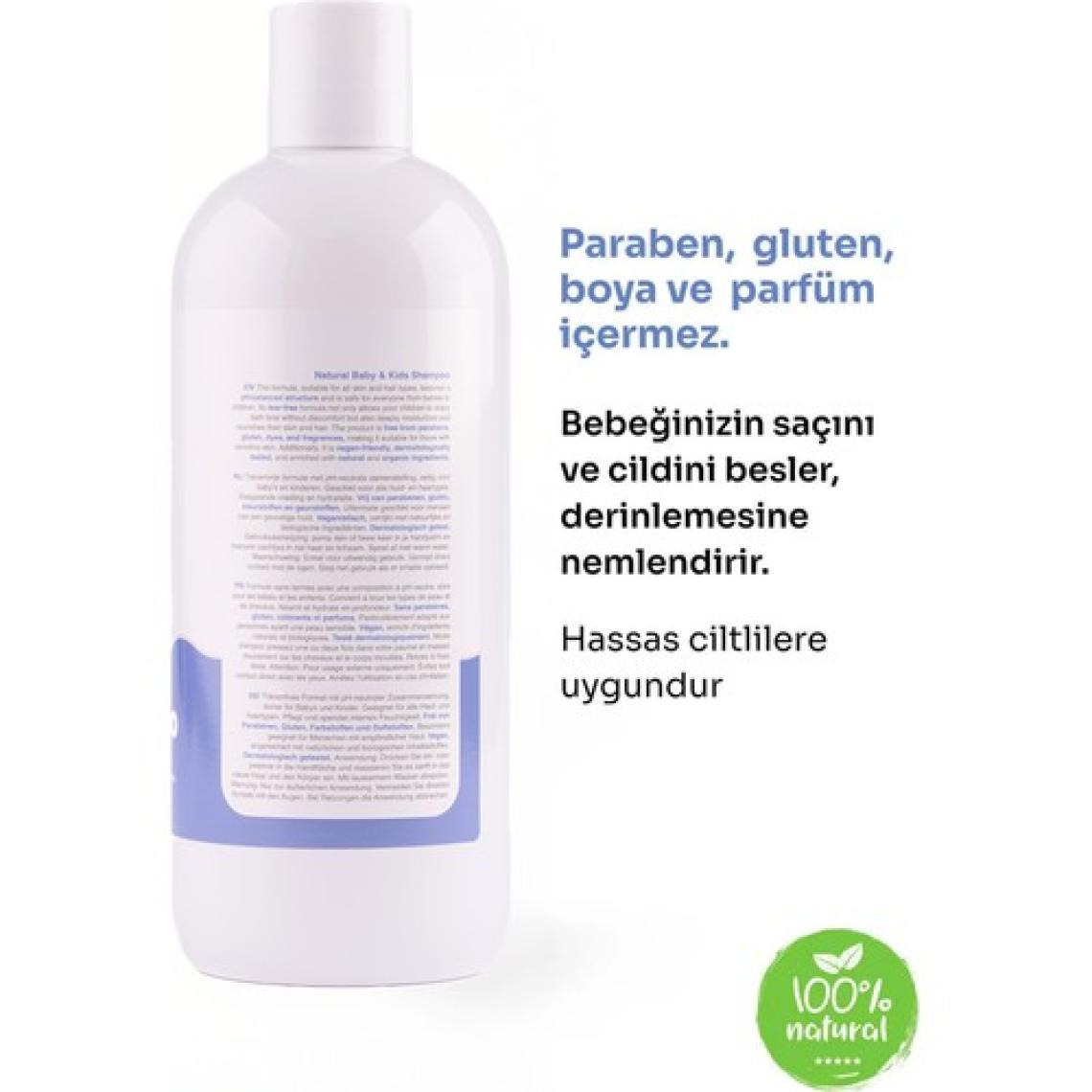 Babyton Göz Yakmayan Doğal İçerikli  Bebek ve Çocuk Şampuanı 400 ml