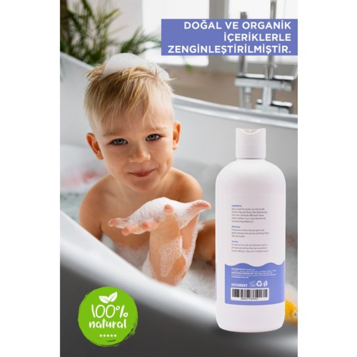 Babyton Göz Yakmayan Doğal İçerikli  Bebek ve Çocuk Şampuanı 400 ml