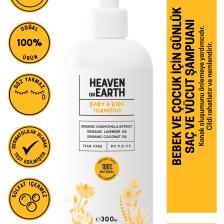 Konak Önleyici Bebek Ve Çocuk Saç Ve Vücut Şampuanı %100 Doğal Organik Vegan Parabensiz 300 ml
