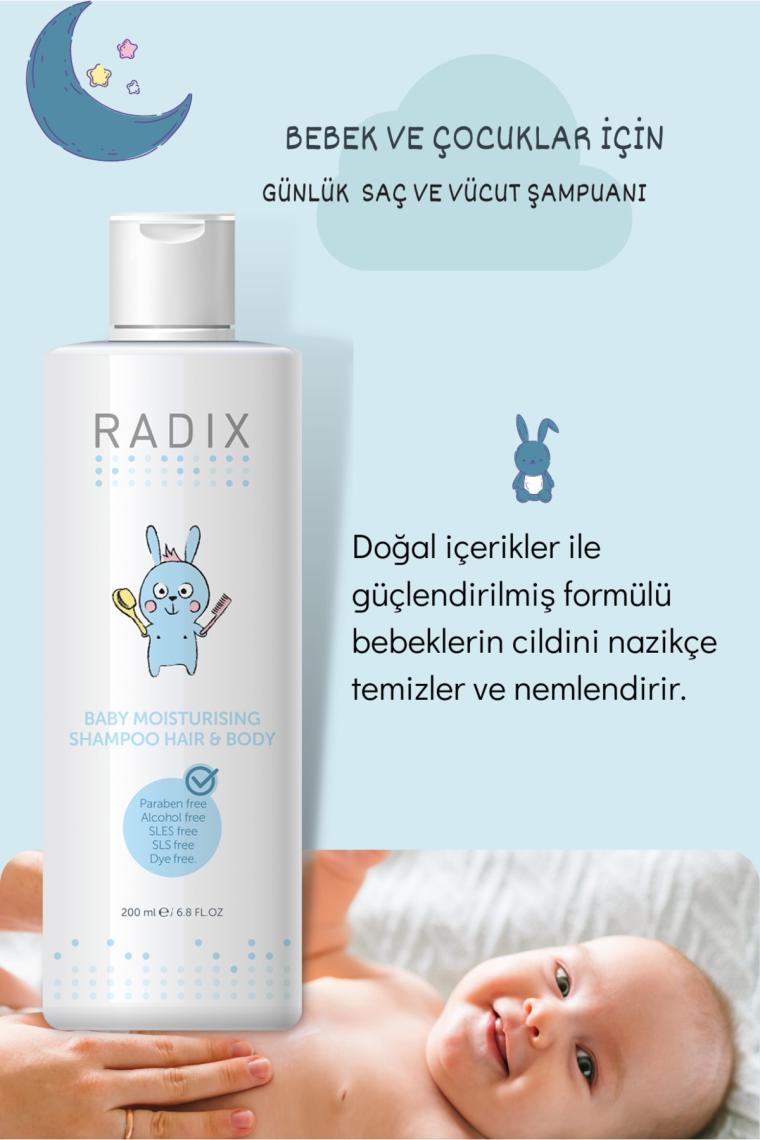 Nemlendirici Bebek Ve Çocuk Şampuanı Saç Ve Vücut - Baby Moisturising Shampoo Hair&body 200 ml