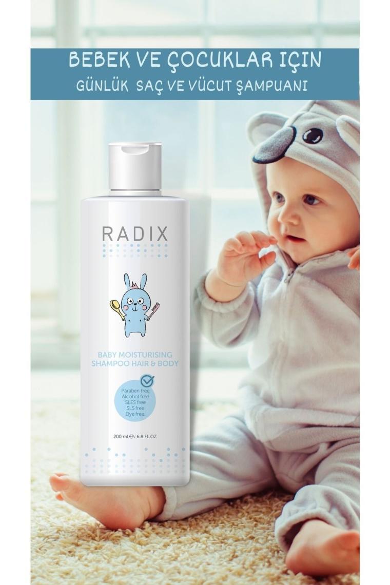Nemlendirici Bebek Ve Çocuk Şampuanı Saç Ve Vücut - Baby Moisturising Shampoo Hair&body 200 ml