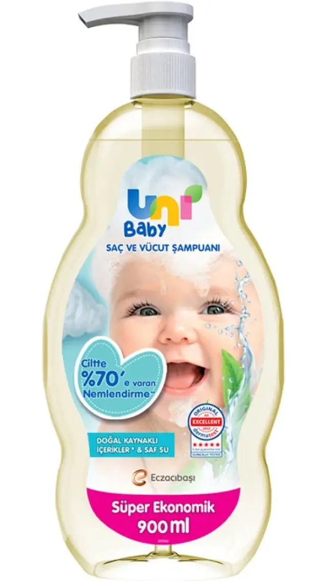 UnıBaby Saç Ve Vücut Şampuanı 900ml