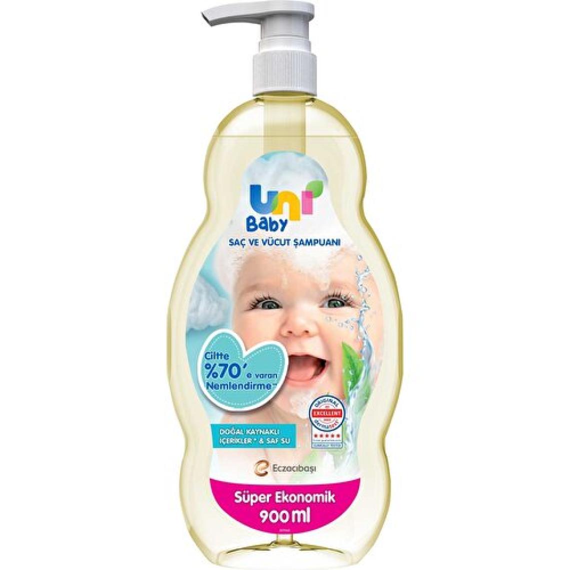 Uni Baby Saç ve Vücut Şampuan 900 ml