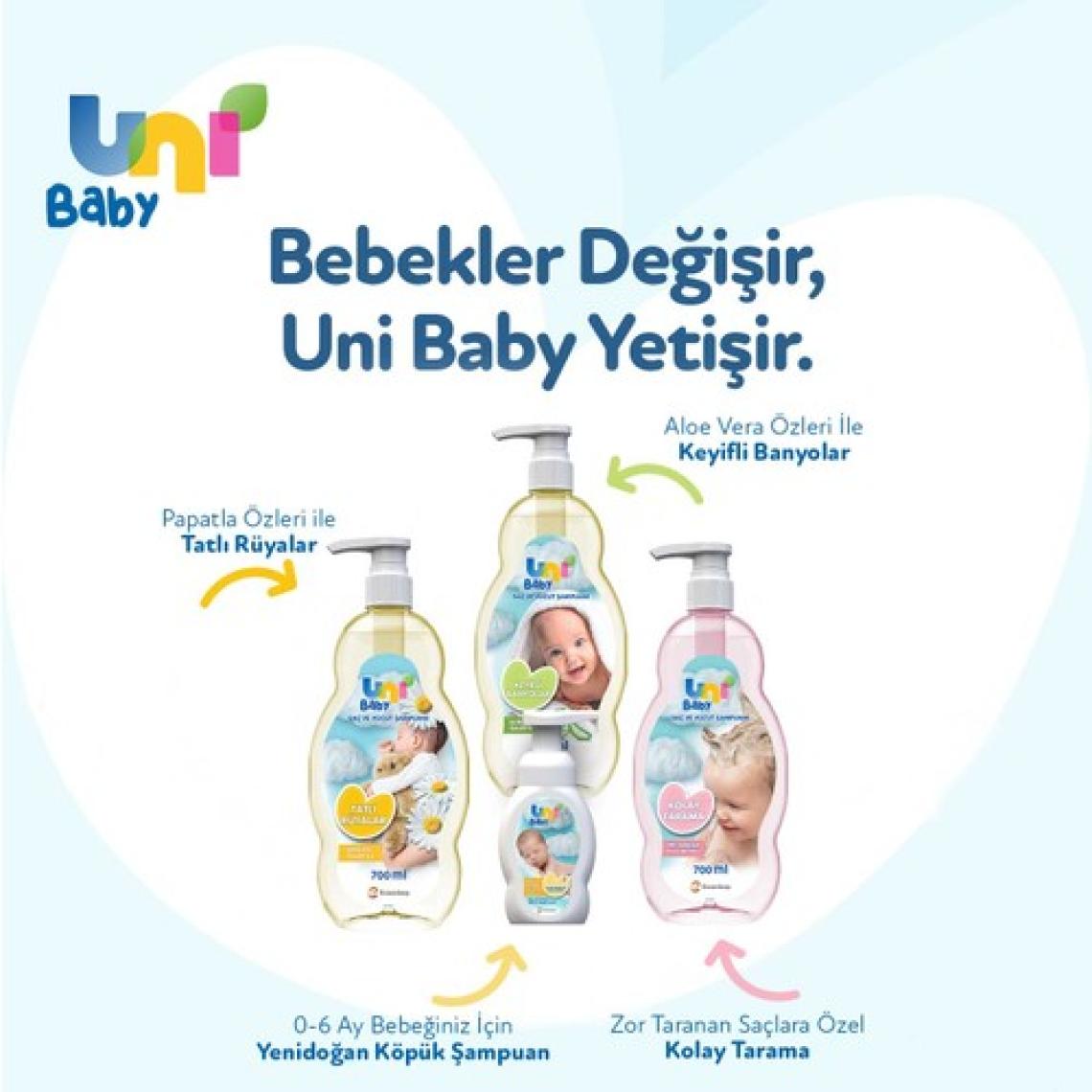 Uni Baby Saç ve Vücut Şampuan 900 ml