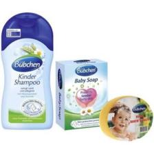Bübchen Bebek Şampuanı 200 ml + Sabun + Sünger 3'lü Set