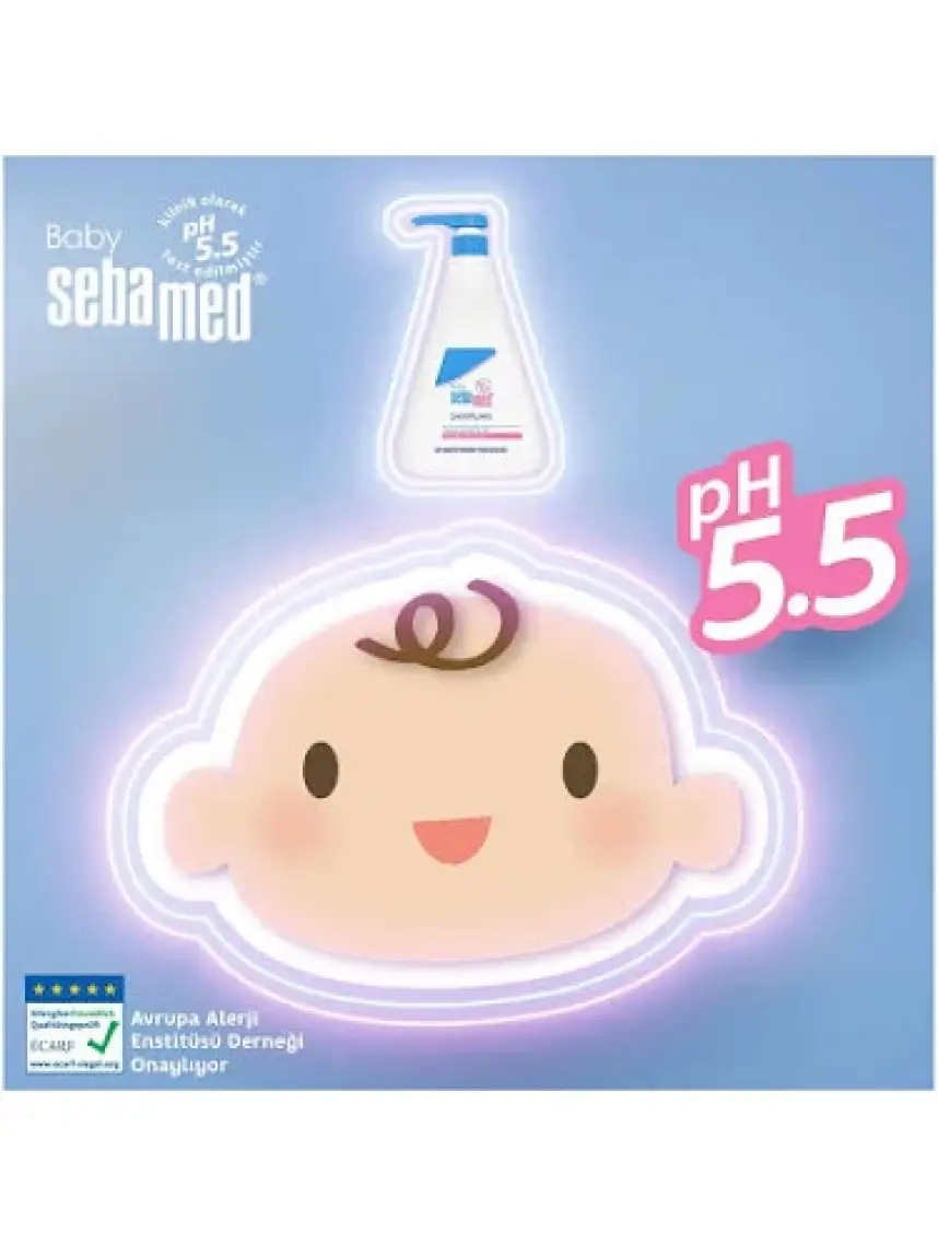 Baby pH 5.5 Nemlendirici Etkili Papatya Özütlü Bebek Şampuanı 750 ml