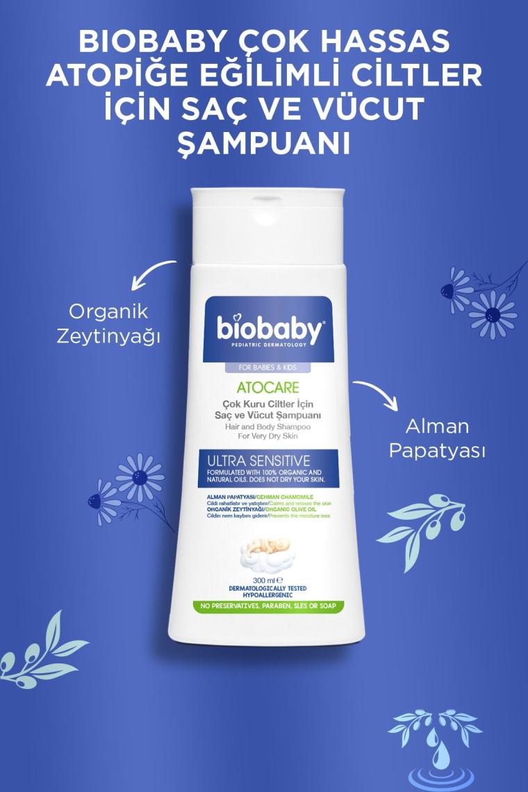 Kuru Ve Atopik Ciltler Için Şampuan 300 ml. + Krem 100 ml Çok Kuru Ciltler