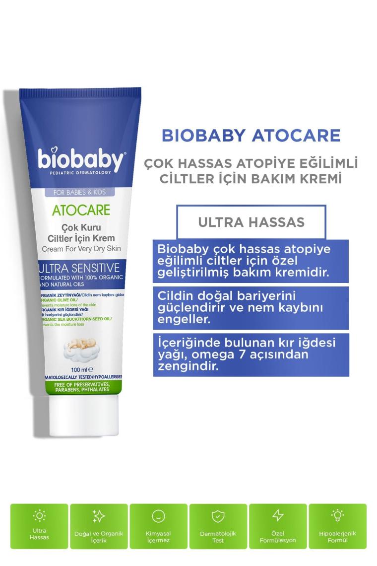 Kuru Ve Atopik Ciltler Için Şampuan 300 ml. + Krem 100 ml Çok Kuru Ciltler