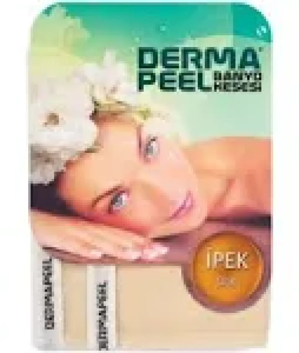 Dermapeel Doğal İpek Banyo Kesesi - Hassas Ciltler için Unisex, 1 Adet