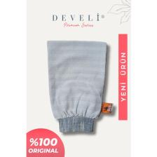 Develi 1973 Peeling Eldiveni  %100 Floş Ipek Kese Banyo Hamam Kesesi Bütün Cilt Tiplerine Uygun