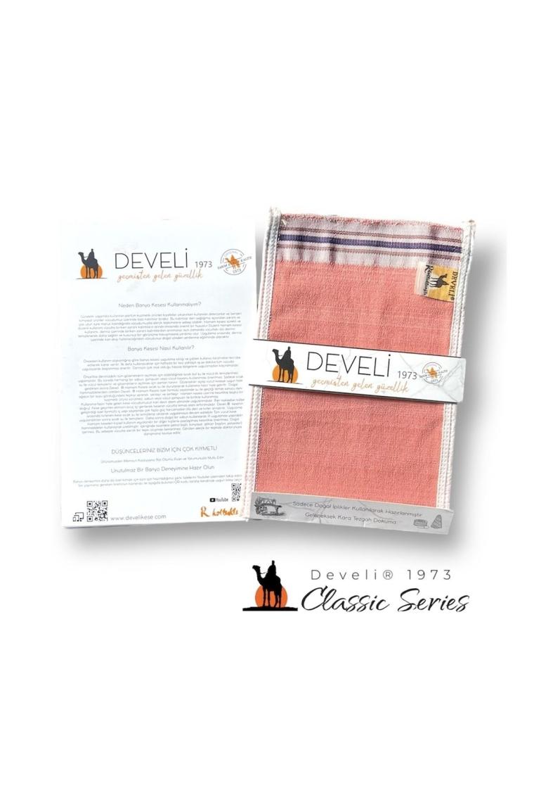 Develi Kese 1973 Sert Hamam & Banyo Kesesi -Gül Kurusu