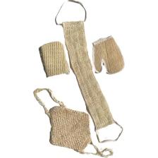 Bora Uzun Sisal Lif Sisal  El Lif Eldiven Sisal Kendir Lif    Bora Lif4  Lü  Set