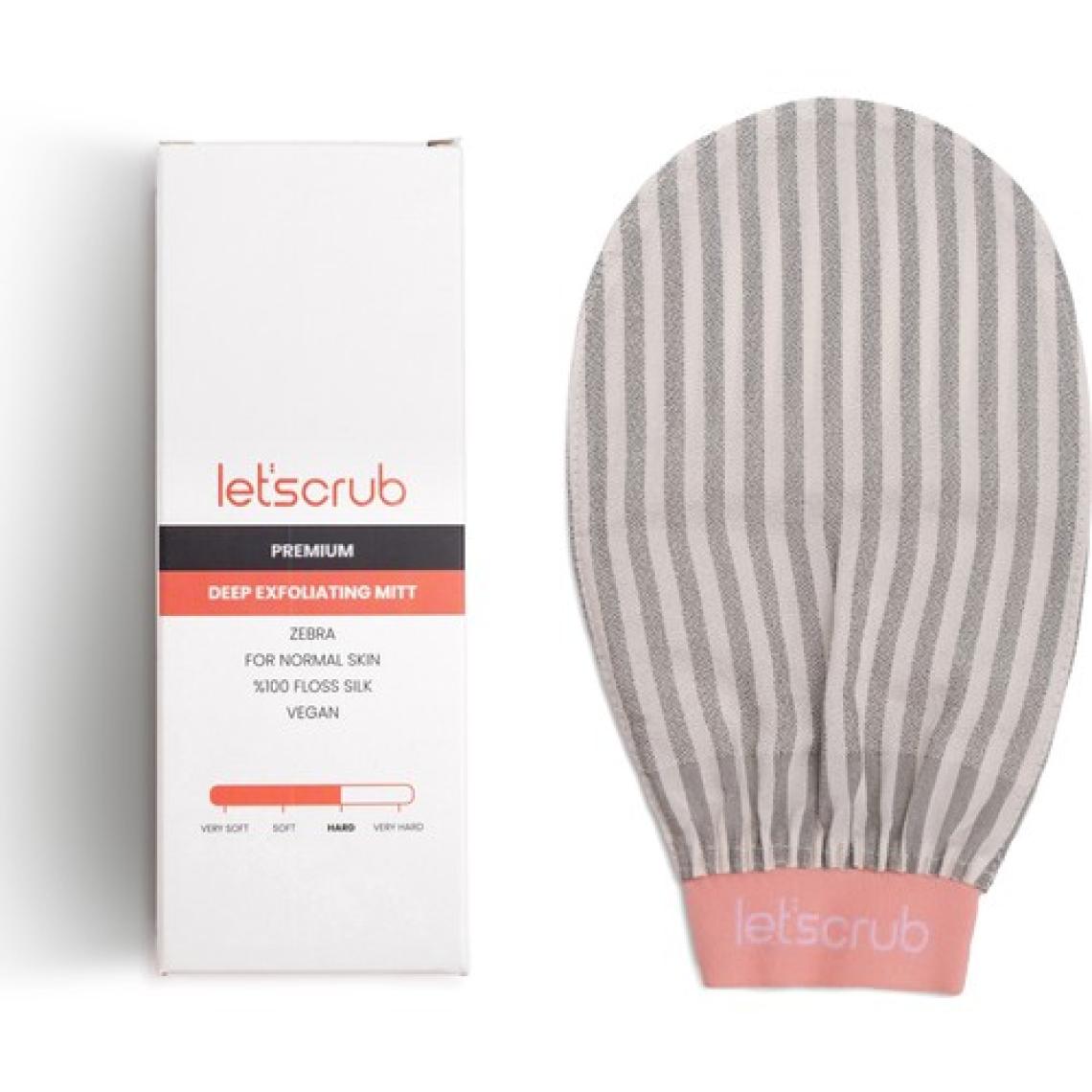 Premium Banyo Kesesi Gri Zebra Model Peeling Eldiveni %100 Floş Ipek Normal Ciltler Için 1 Adet