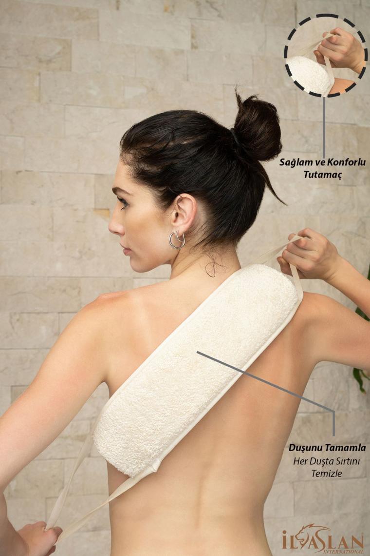 Sırt Doğal Kabak Lifi, Banyo Lifi, Banyo Sırt Kesesi, Peeling (1 Adet)