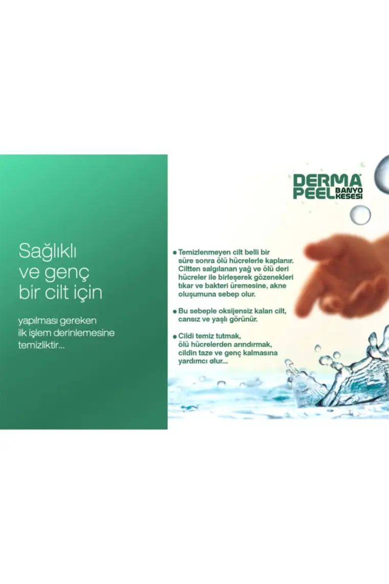 Dermapeel Kalın Banyo Kesesi + Pink Touch Yüz Kesesi Set