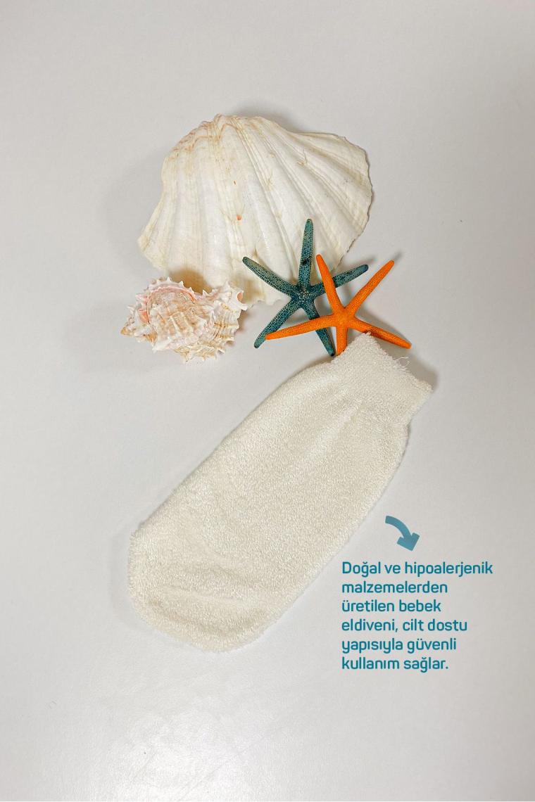 Balmy Bebek Banyo Eldiveni ve Süngeri
