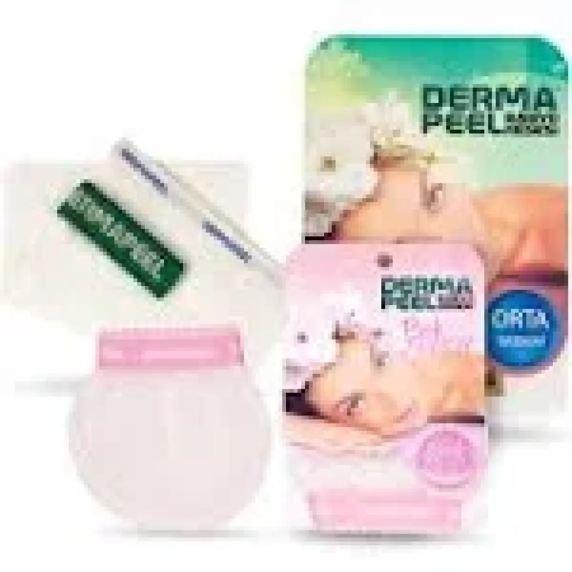 Dermapeel Orta Banyo Kesesi + Pink Touch Yüz Kesesi Set