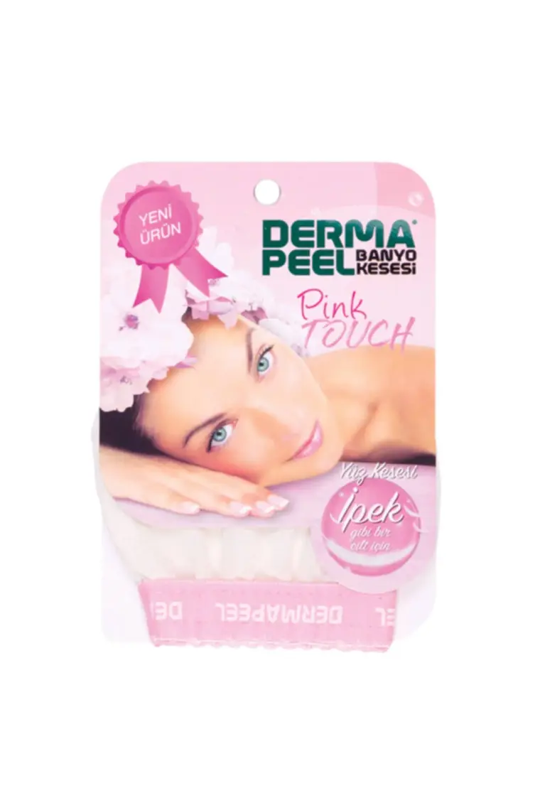 Dermapeel Orta Banyo Kesesi + Pink Touch Yüz Kesesi Set