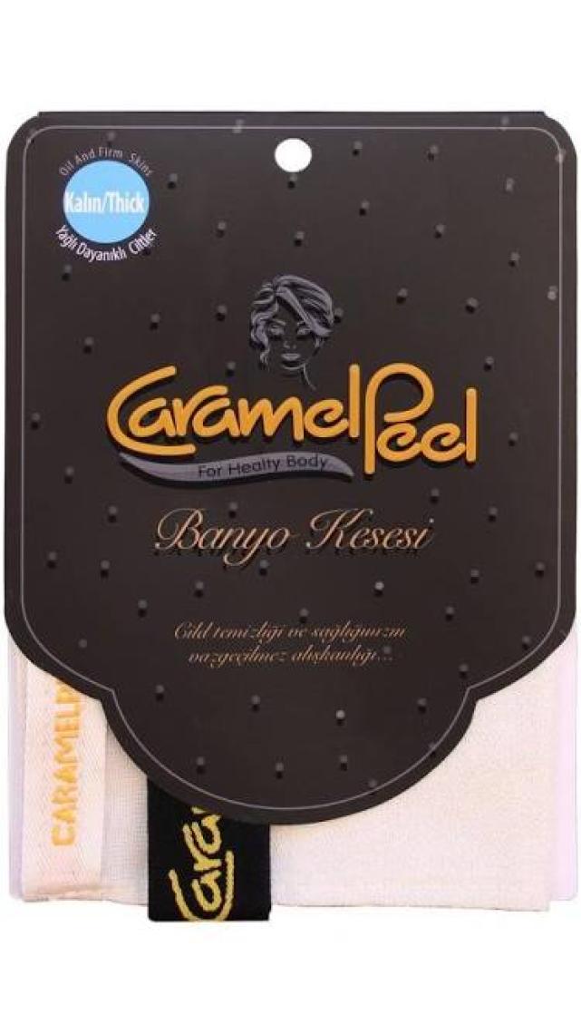 CaramelPeel Kalın Banyo Kesesi