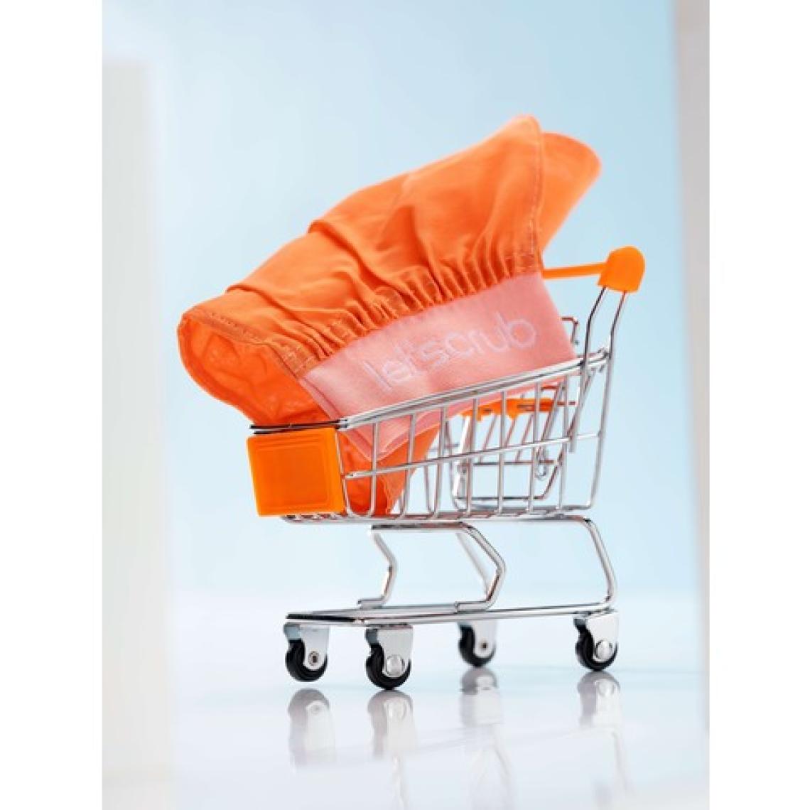 Let'scrub Yavruağzı Lastikli Banyo Duş Kesesi Peeling Eldiveni %100 Floş Ipek Hassas Ciltler Için