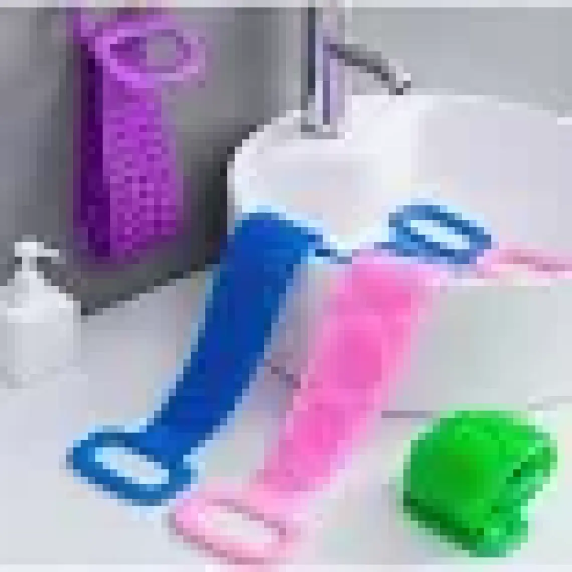 Ecoform Çift Taraflı Silikon Banyo Sırt Kesesi Tükenmeyen Duş Lifi 60 cm