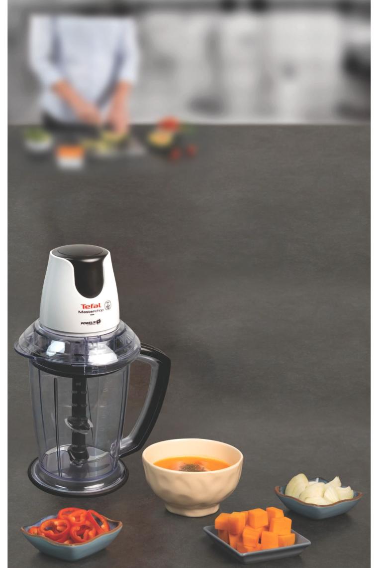 Tefal Masterchop Powerlix Maxi 500 Watt 4 Bıçaklı Doğrayıcı [Beyaz] - 1500637071