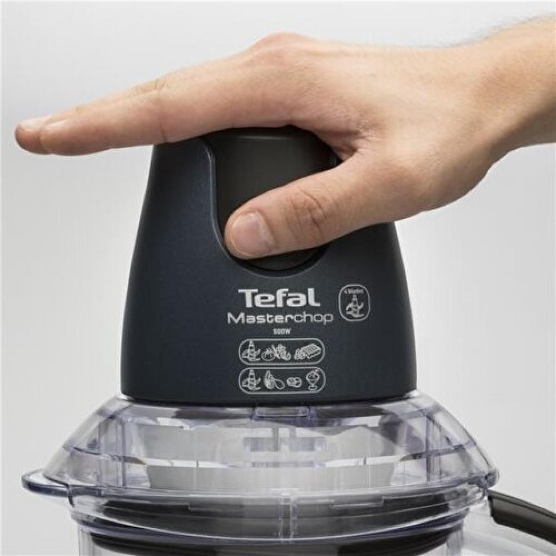 Tefal Masterchop Powelix Maxi XXL 500 W 4 Bıçaklı Doğrayıcı Siyah