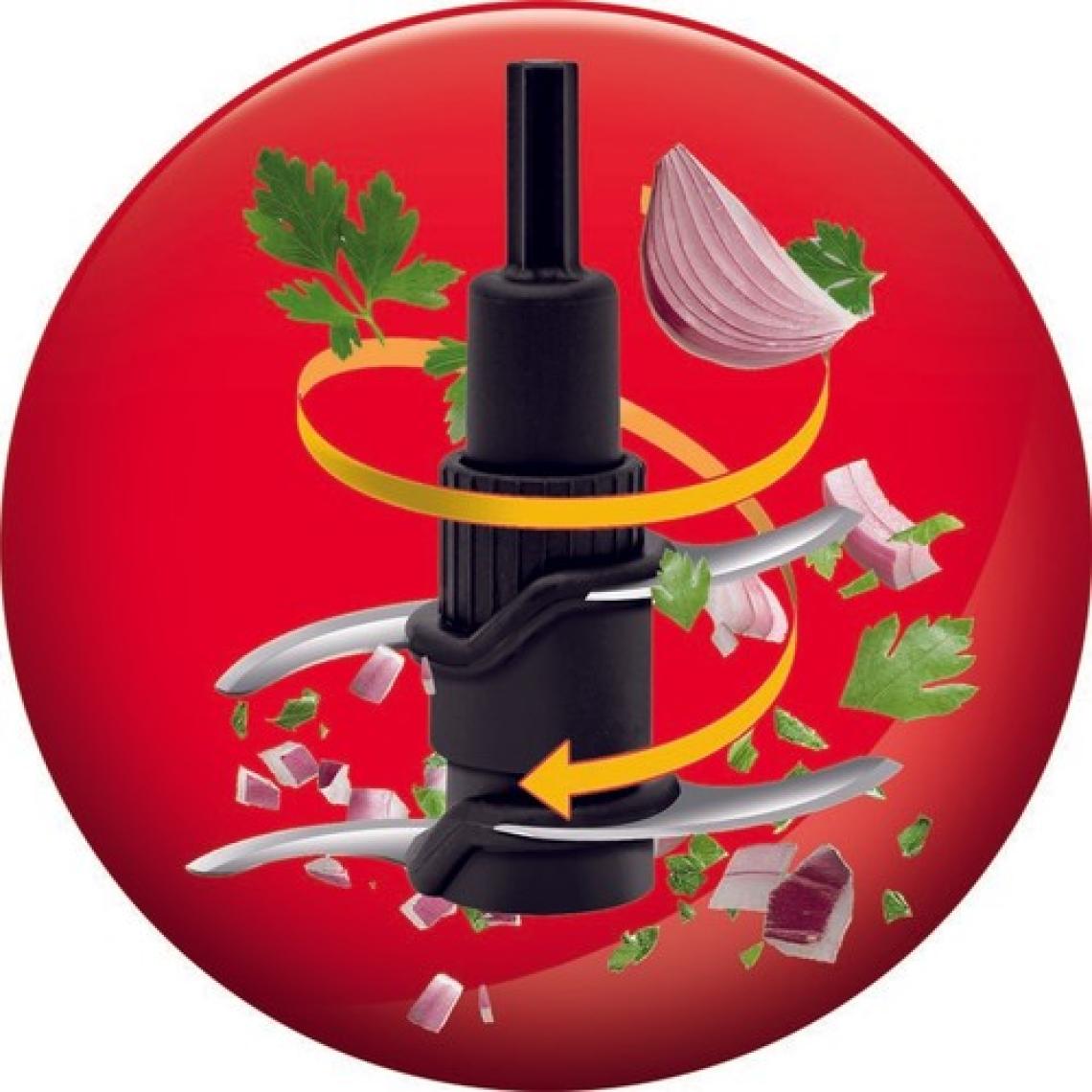 Tefal Masterchop Powelix Maxi XXL 500 W 4 Bıçaklı Doğrayıcı Siyah