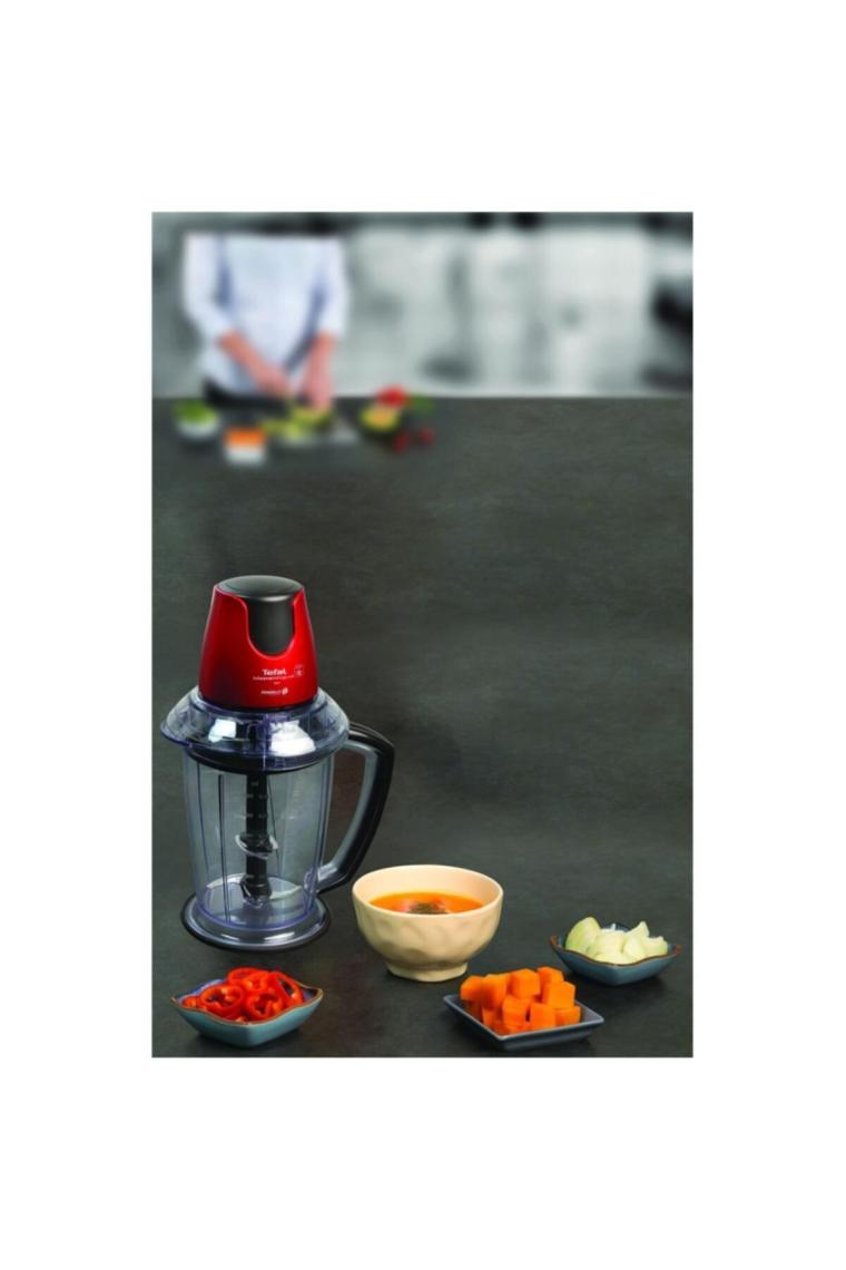 Tefal Masterchop 4 Bıçaklı 500 Watt Max Doğrayıcı [Kırmızı] - 9100044279