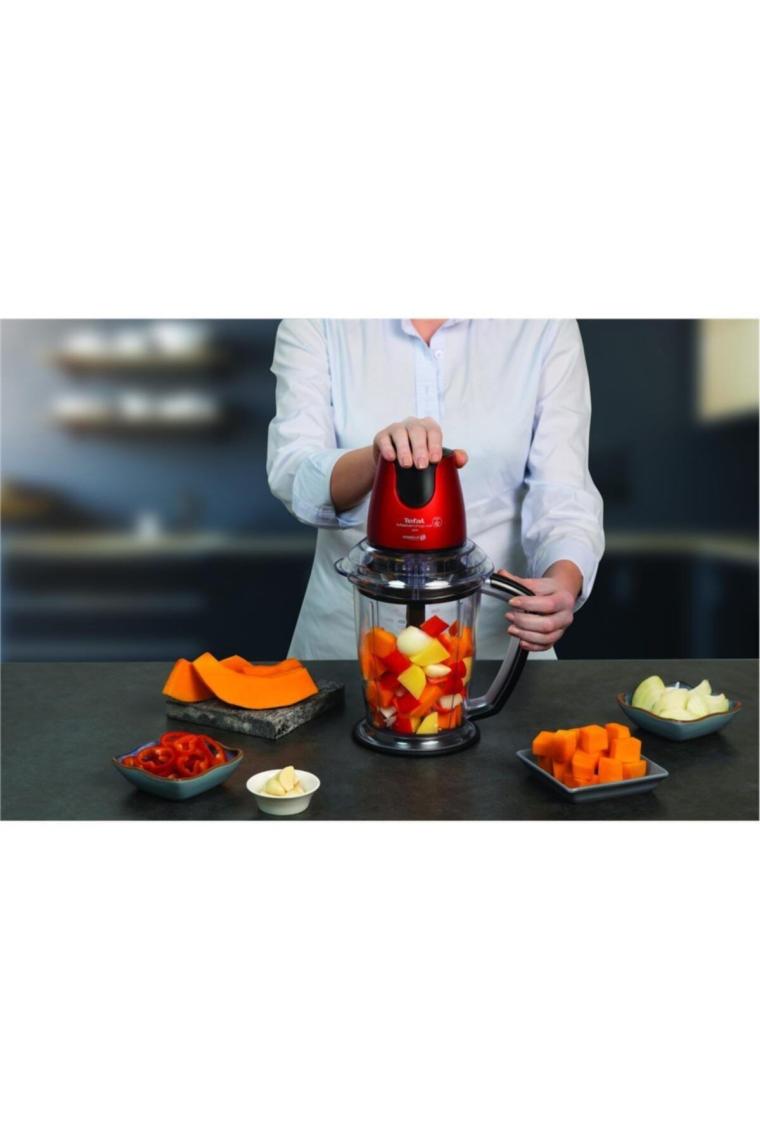Tefal Masterchop 4 Bıçaklı 500 Watt Max Doğrayıcı [Kırmızı] - 9100044279