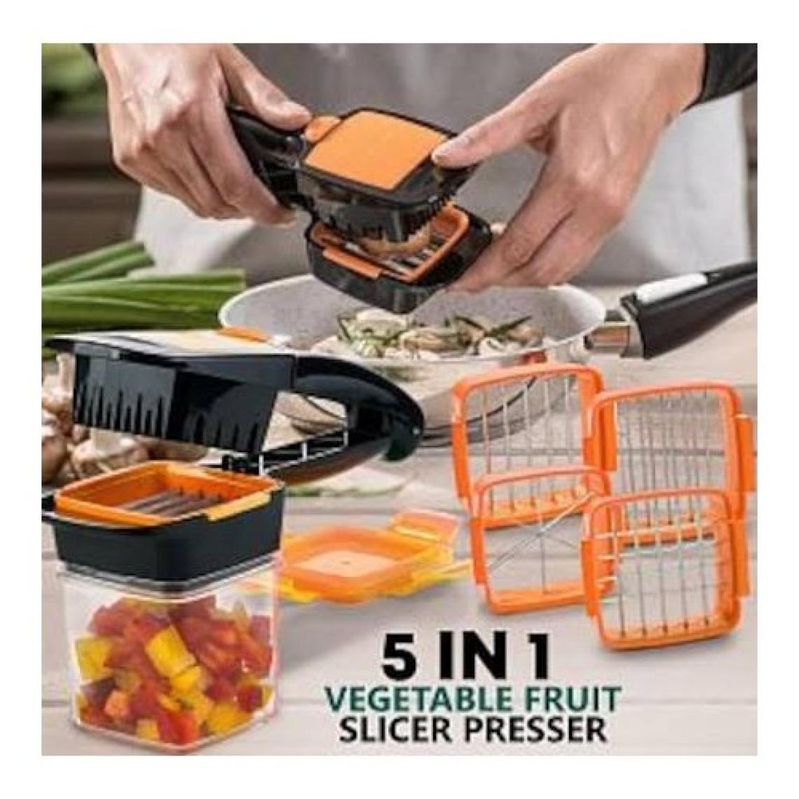 Nicer Dicer Quick 5in1 Pratik Hazneli Sebze Meyve Doğrayıcı Dilimleme Aleti