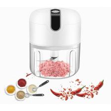 Rosemor Mini El Rondosu Şarjlı Çelik 3 Bıçaklı 250 ml Mutfak Robotu Hazneli Rondo Sebze Et Doğrayıcı Rende