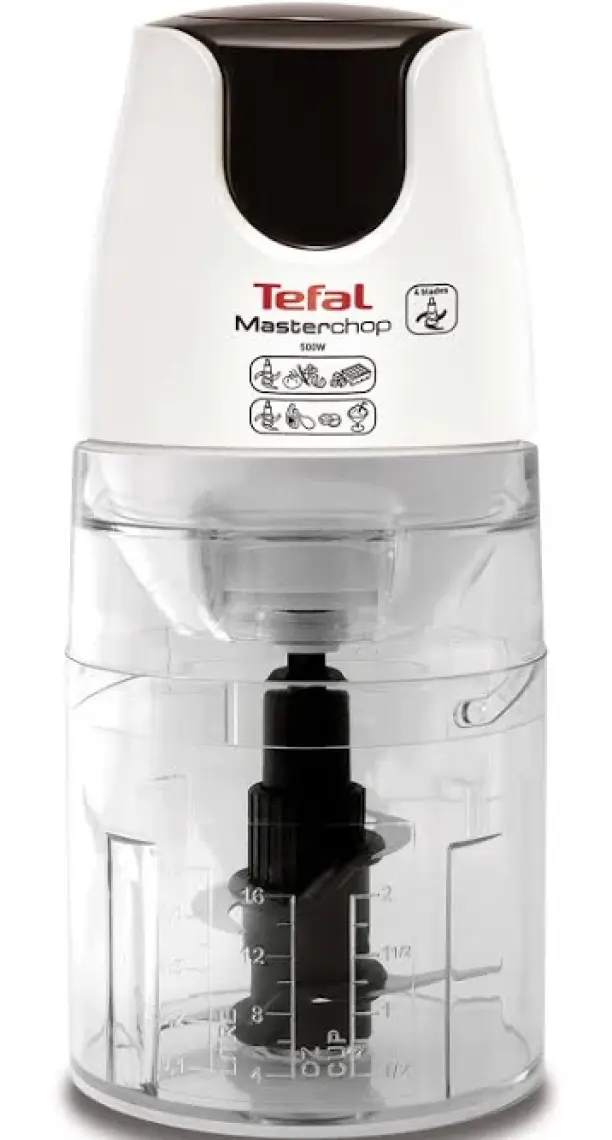 Tefal MB450B MasterChop Powelix 4 Bıçaklı Rondo ve Doğrayıcı 500 W - 1500637070
