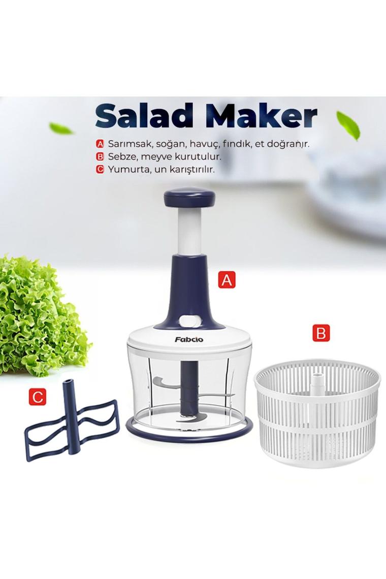 Fabcio Magicmom Gıda Doğrayıcı & Karıştırıcı, Meyve Sıkacağı Seti