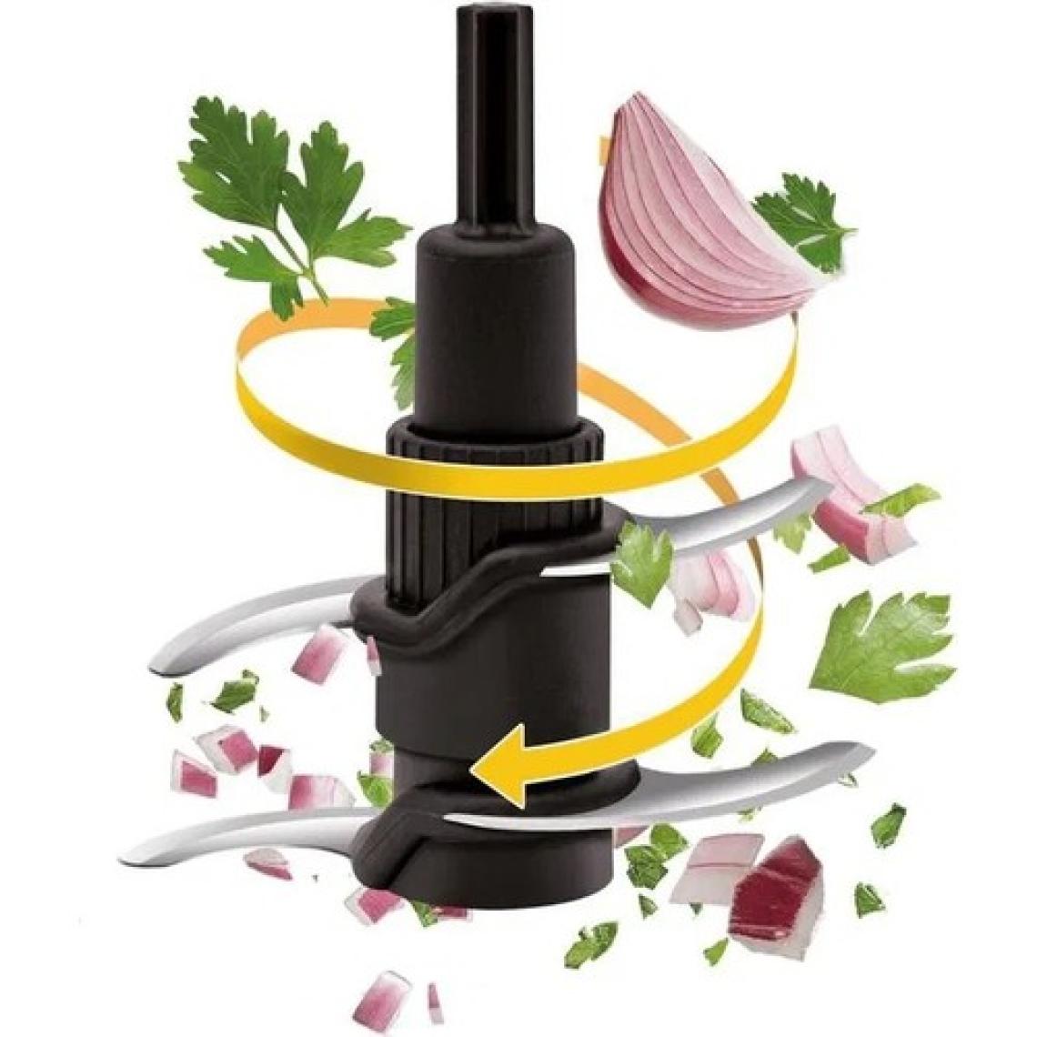 Tefal MasterChop Powelix Maxi 4 Bıçaklı 500 Watt Doğrayıcı Rondo - Beyaz