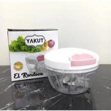 Yakut 3 Bıçaklı Ipli El Rondosu Soğan Doğrayıcı Pk-03
